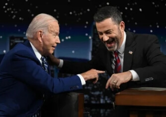 Biden to Kimmel: Voters Can Make Midterms About Gun Control